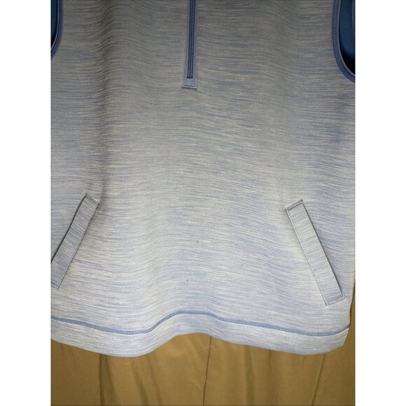 Mens Blue Ashworth Weather System Lined Waterproof Vest Size Large - Picture 6 of 7